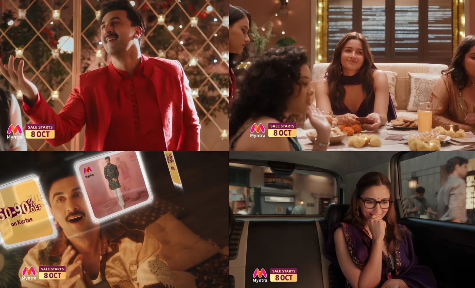 Myntra Unveils its newest Big Fashion Festival Campaign, Starring Alia Bhatt, and Ranbir Kapoor