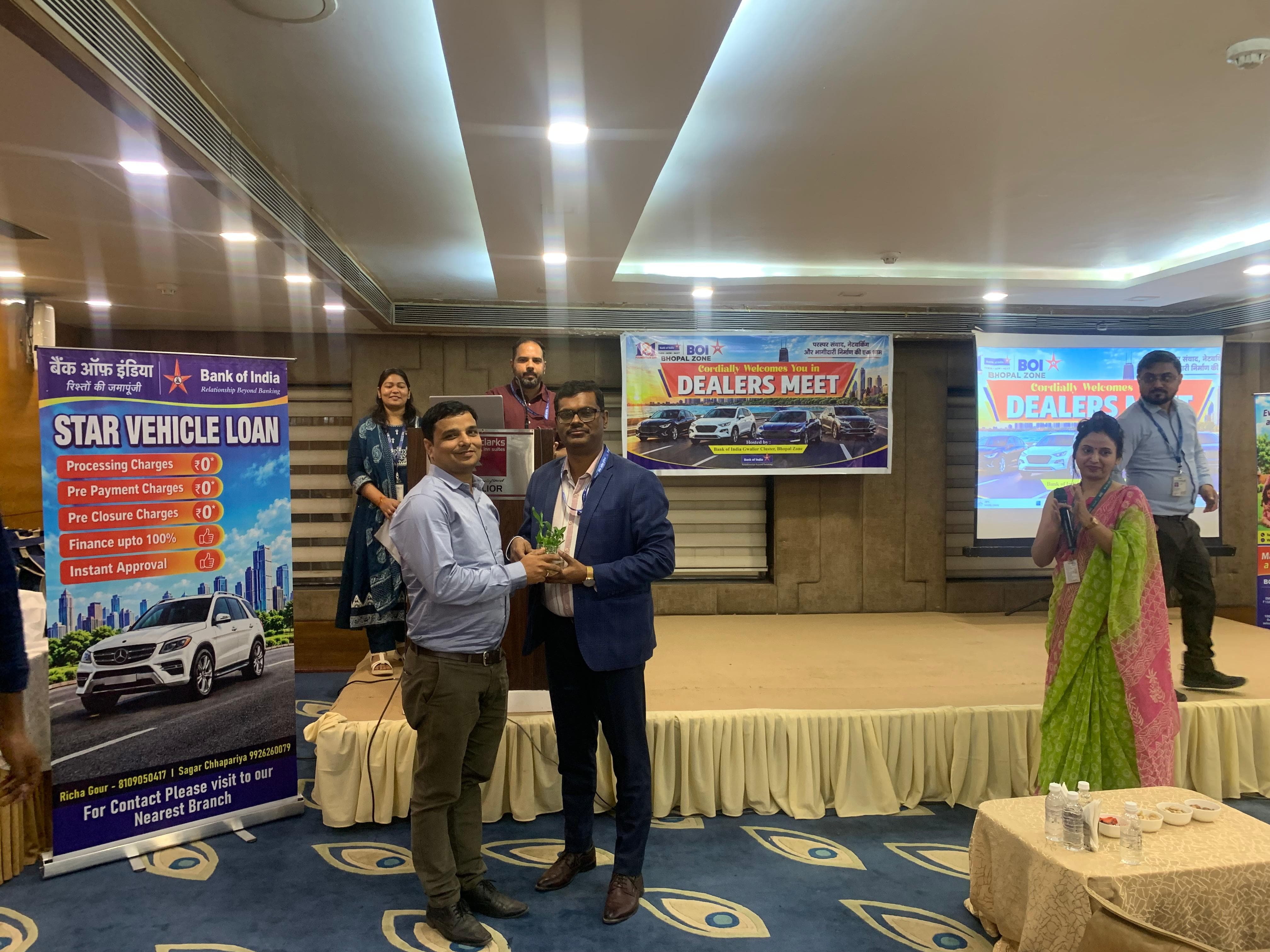 Bank of India, Bhopal Zone Organises Vehicle Dealers' Meet in Gwalior