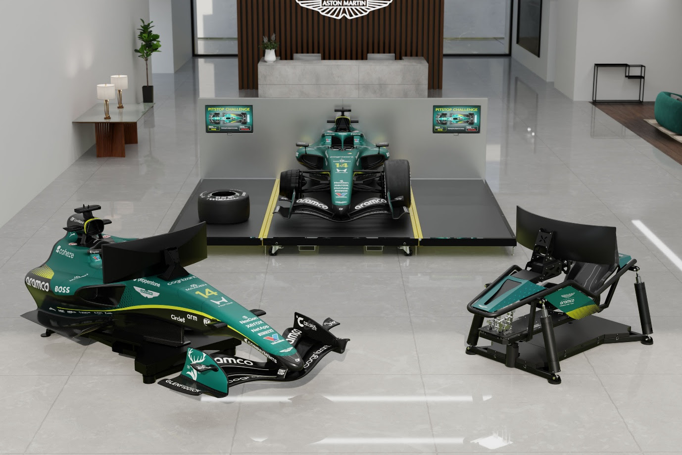 Aston Martin Aramco Formula One™ Team extends relationship with Simulator & Show Car experts, Memento Exclusives