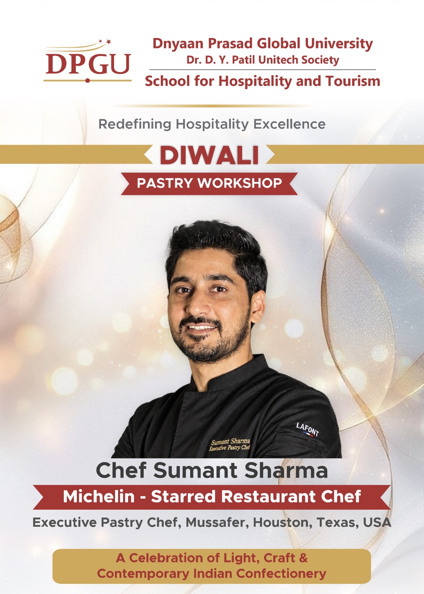 DPGU Pune Celebrates Diwali with Pastry Workshop by Chef Sumant Sharma