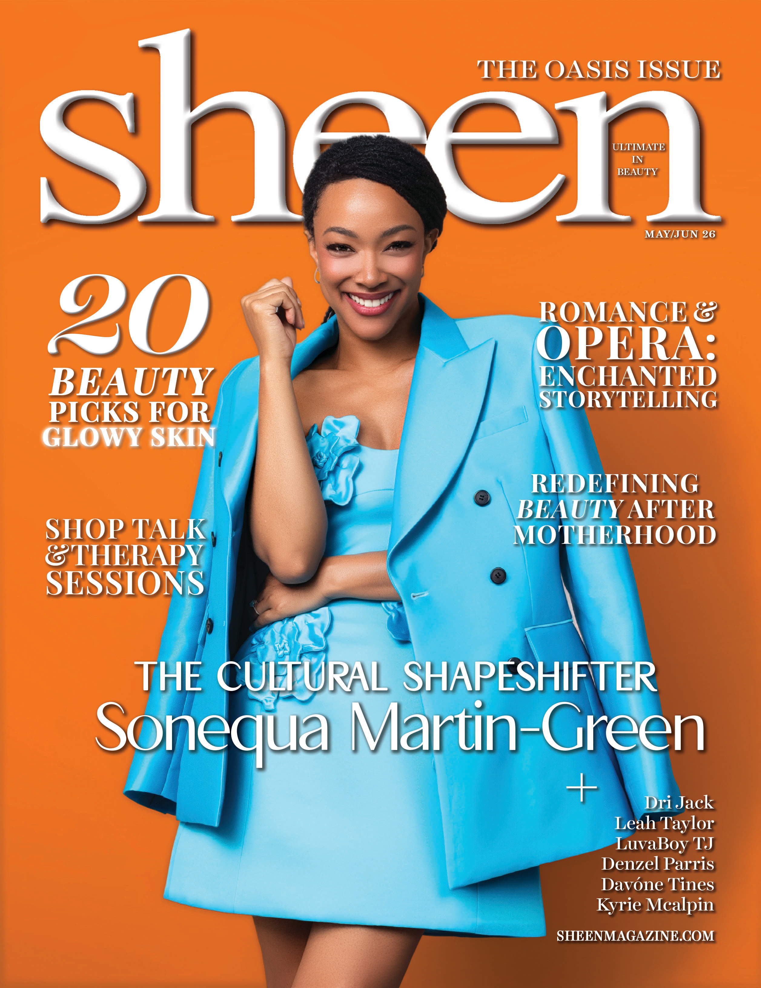 Bona Fide Actress, Sonequa Martin-green, Graces the Cover of Sheen Magazine