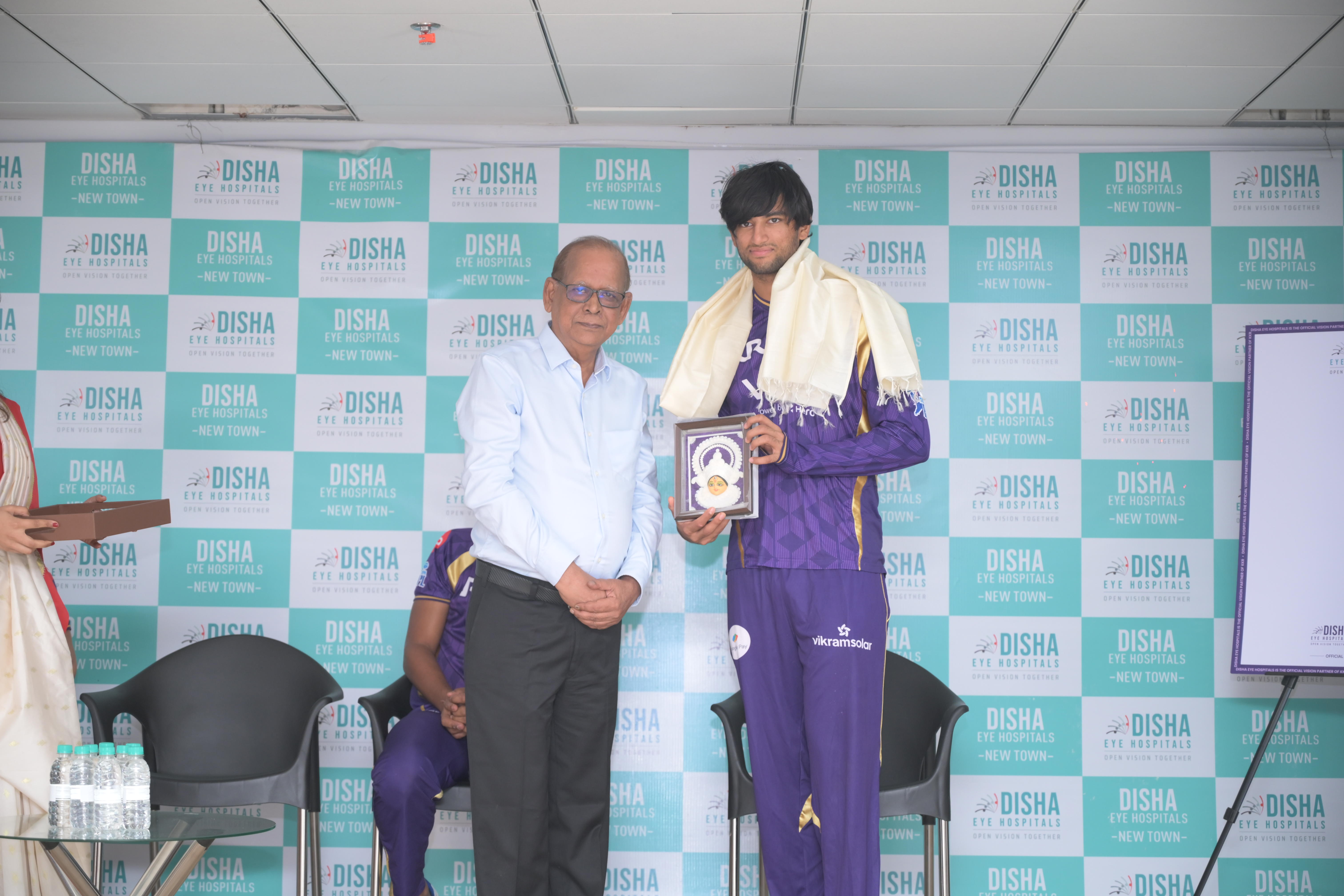 Disha Eye Hospitals Hosts Kolkata Knight Riders Cricketers for Interactive Patient and Staff Engagement in New Town