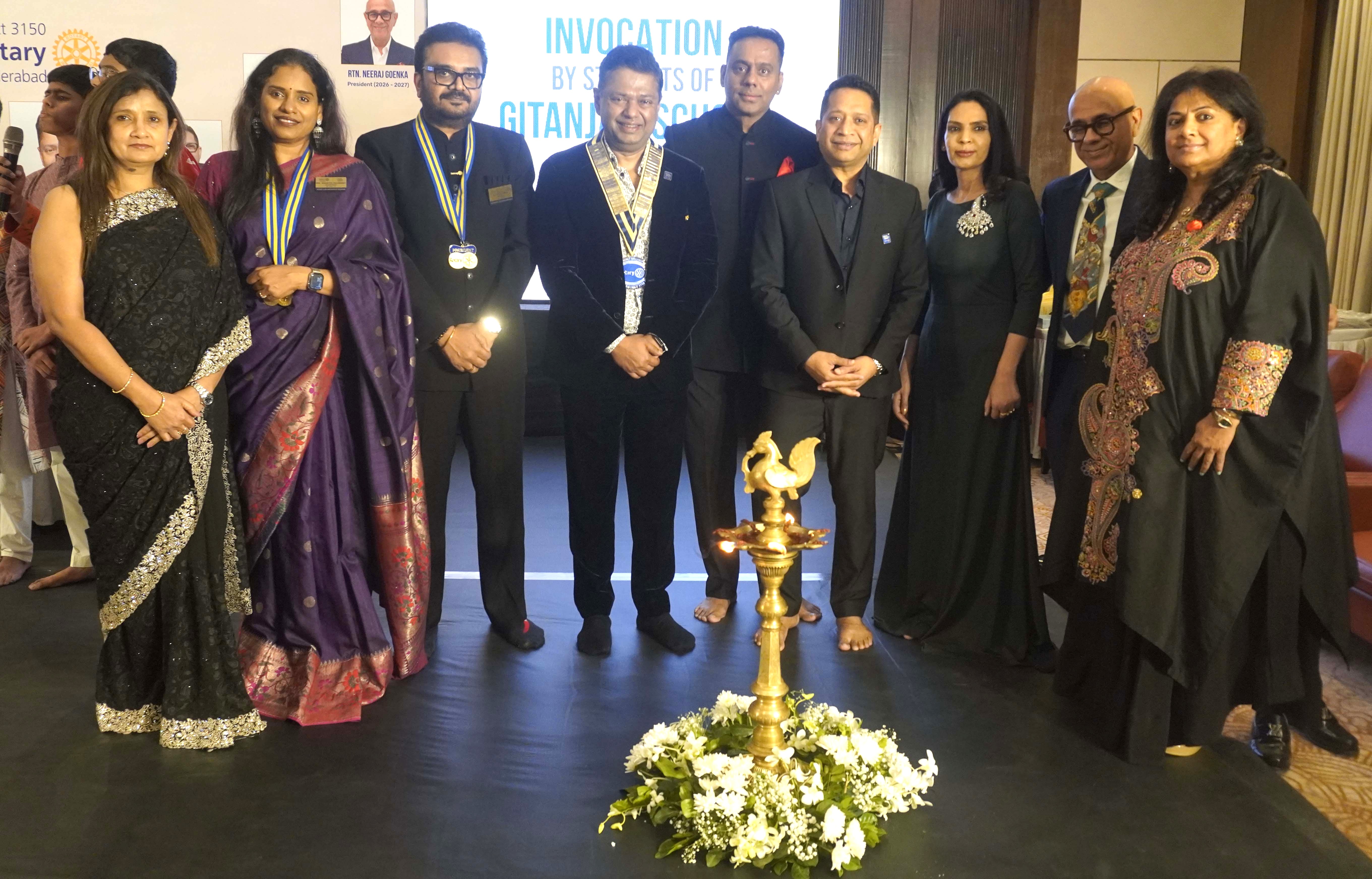 Rotary Club of One Hyderabad Chartered; it becomes the World’s Second 100% Paul Harris Society Club on Charter Day