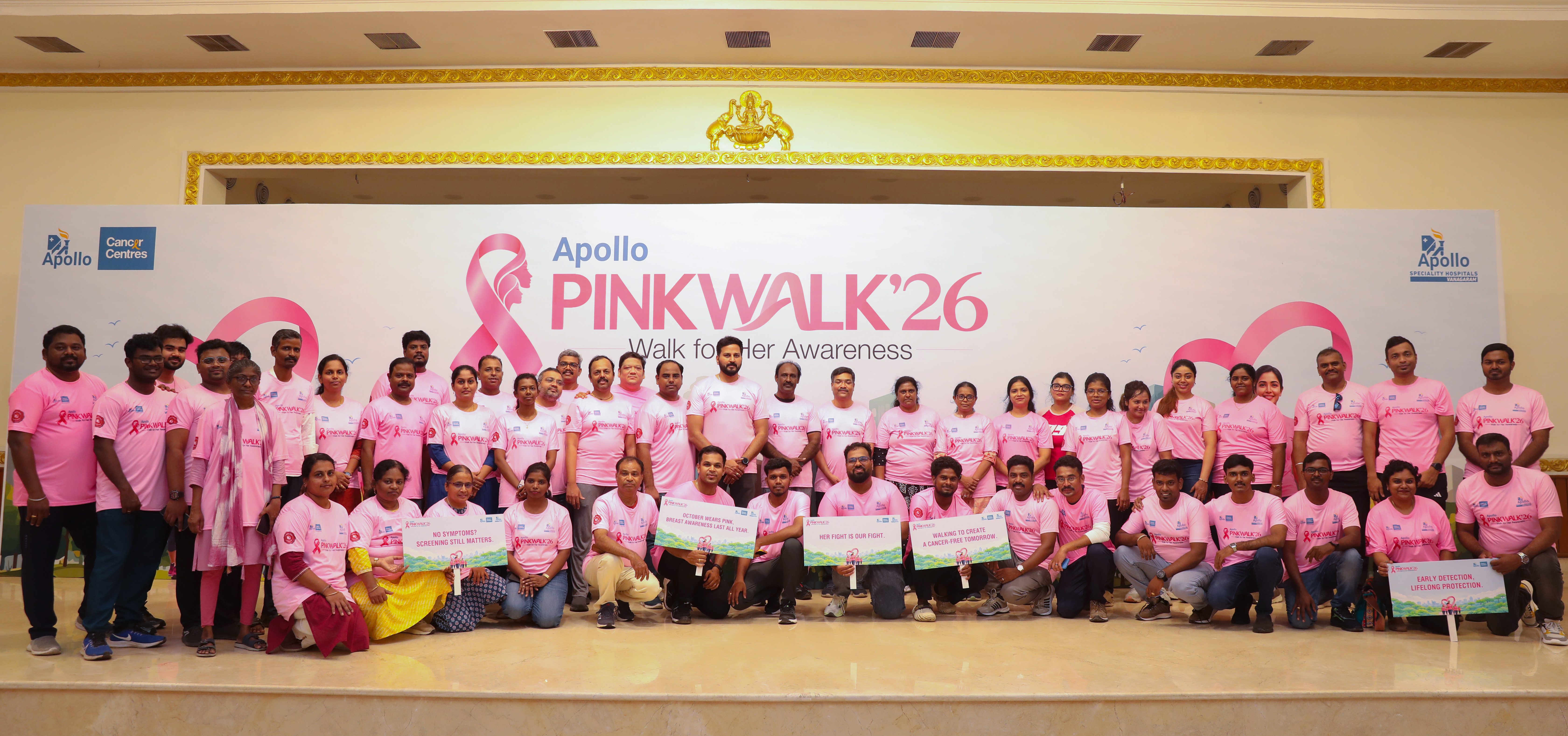 Apollo Speciality Hospitals, Vanagaram, organises ‘Pink Walk’26’ to raise Breast Cancer Awareness