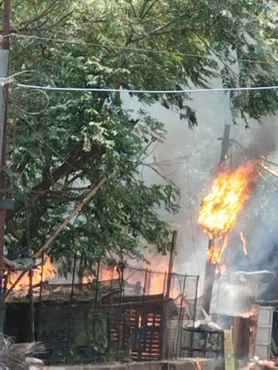 Fire Breaks Out in Bhubaneswar