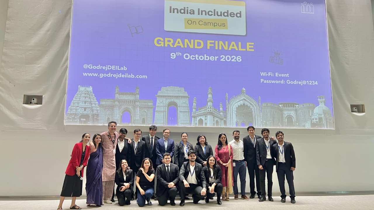 Godrej Industries Group launches Gateway, a programme for women professionals returning to work, at the finale of India Included on Campus 2026