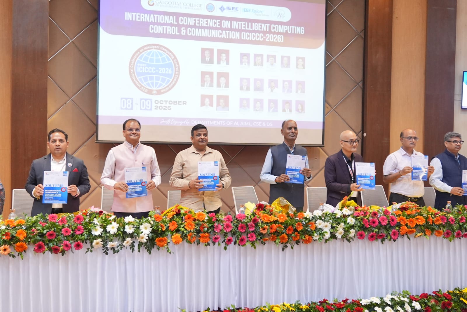 GCET Emerges as a Research Hub as IEEE Conference on Intelligent Computing, Control and Communication Draws 1,433 Papers from India and Abroad