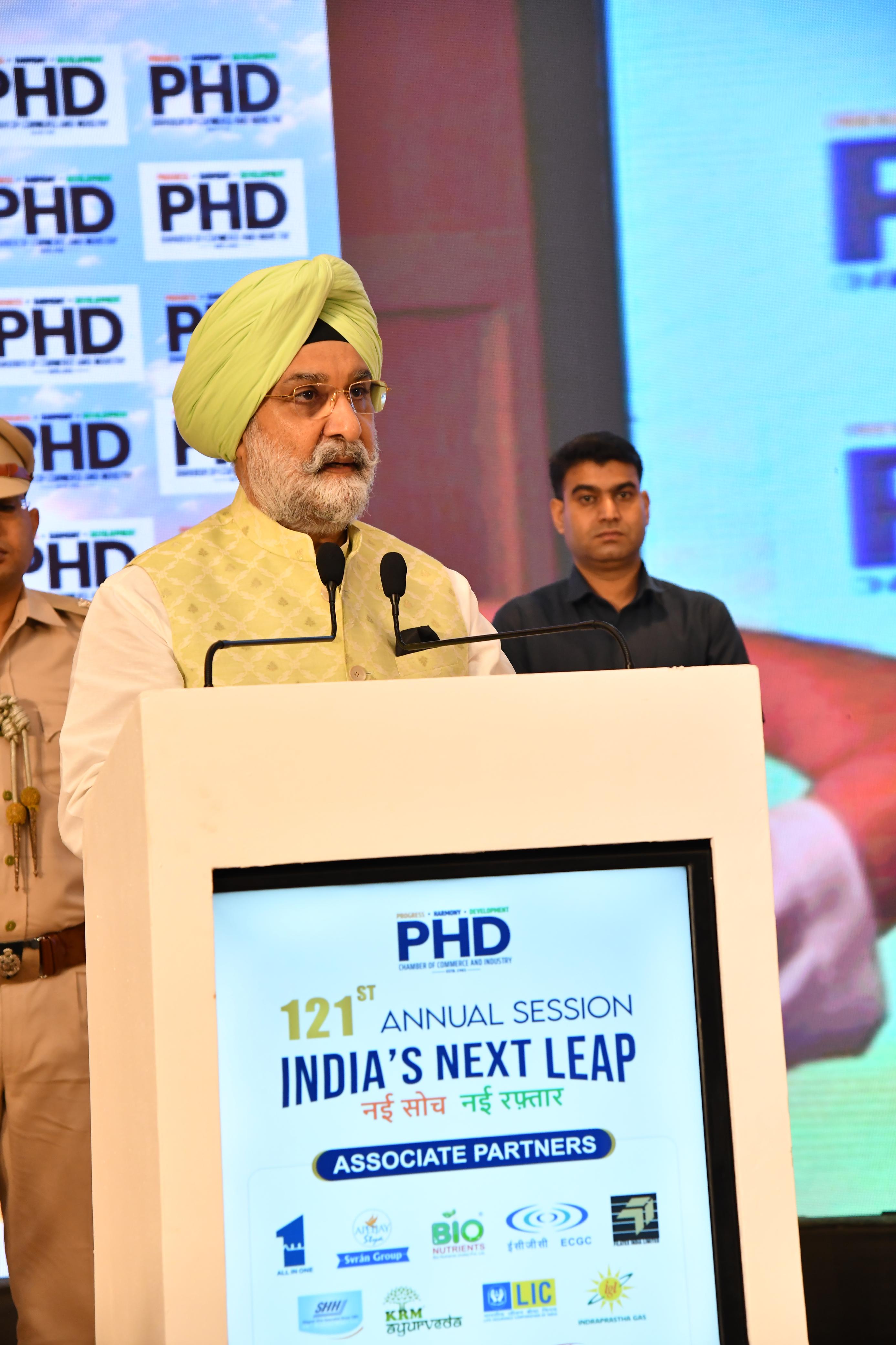 Sandhu Highlights Scaling, Innovation and MSME Growth as Key to India’s Industrial Future at PHDCCI’s 121st Annual Session