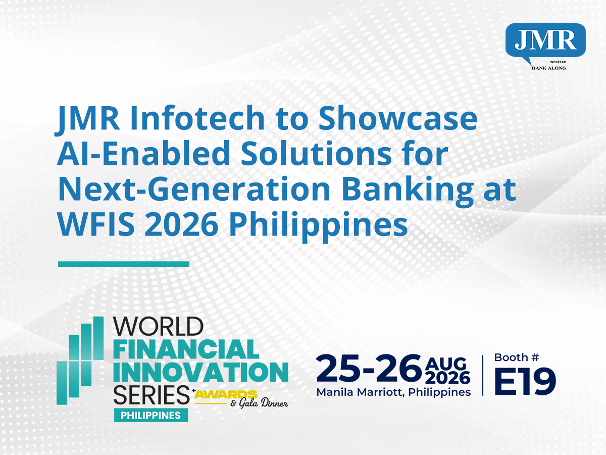 JMR Infotech to Showcase AI-Enabled Solutions for Next-Generation Banking at WFIS 2026 Philippines 
