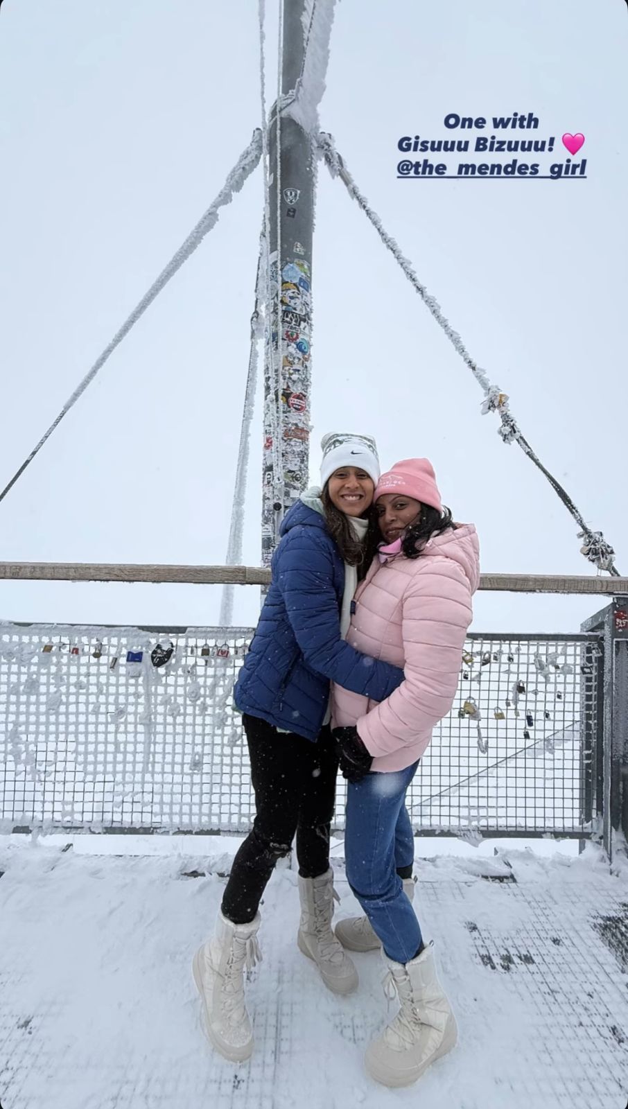 Jemimah Rodrigues seems to be enjoying a very different kind of field this week, swapping cricket grounds for snowy slopes in Switzerland