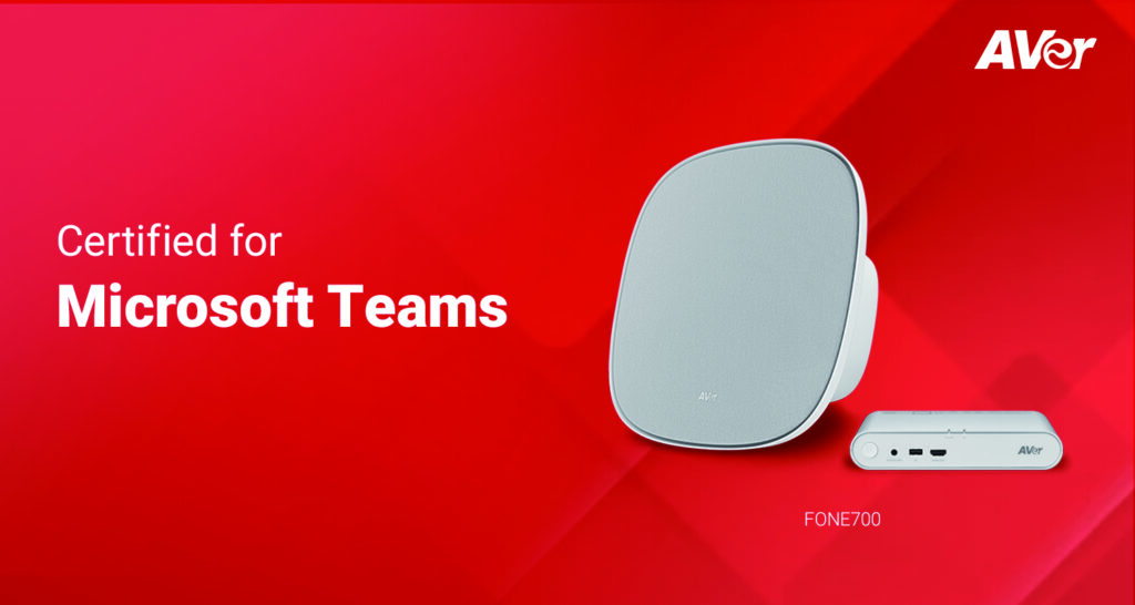 AVer’s FONE700 Ceiling Speakerphone Certified for Microsoft Teams
