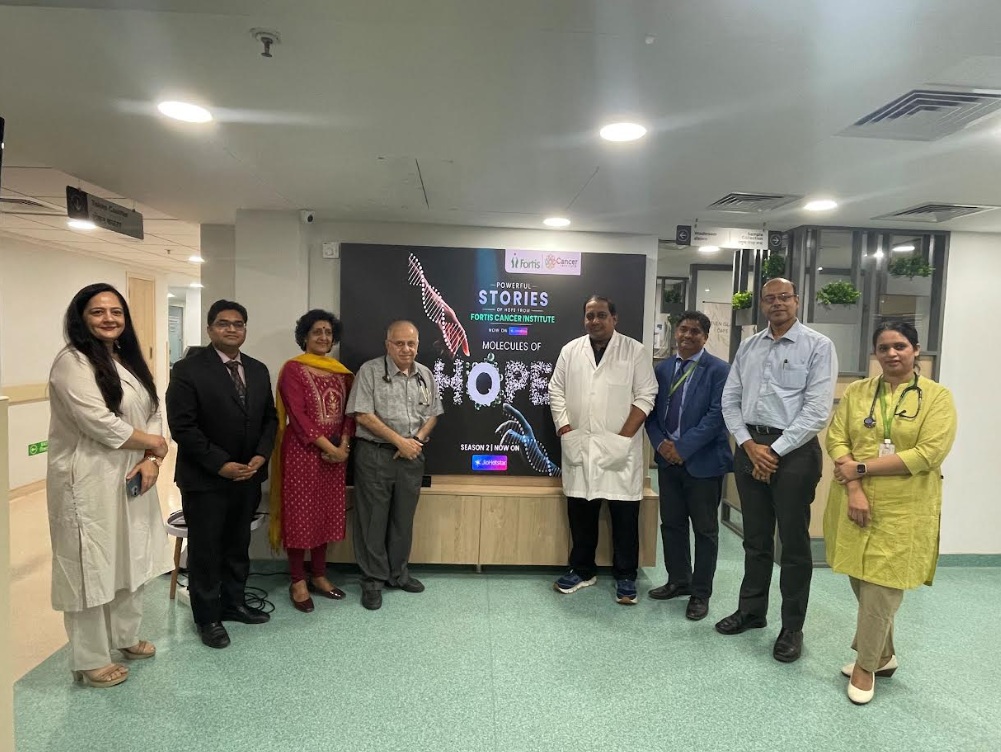 Fortis Cancer Insitute at Fortis Hospital Mulund Features in JioHotstar's 'Molecules of Hope', Showcasing India's Evolving Oncosciences Landscape 
