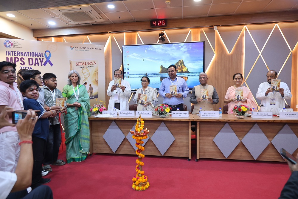 "SHAURYA: A Father's Promise" Released by Harivansh, Deputy Chairman, Rajya Sabha, on International MPS Awareness Day 2026