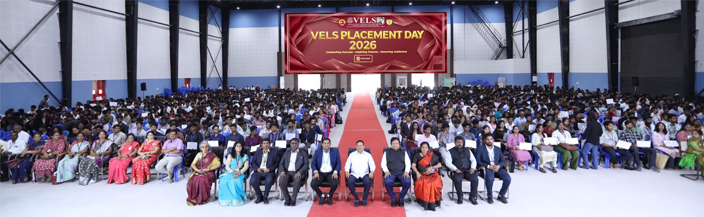 Vels University Celebrates Placement Day 2026 with 2,846 Job Offers and 91.25 percent Placement Rate
