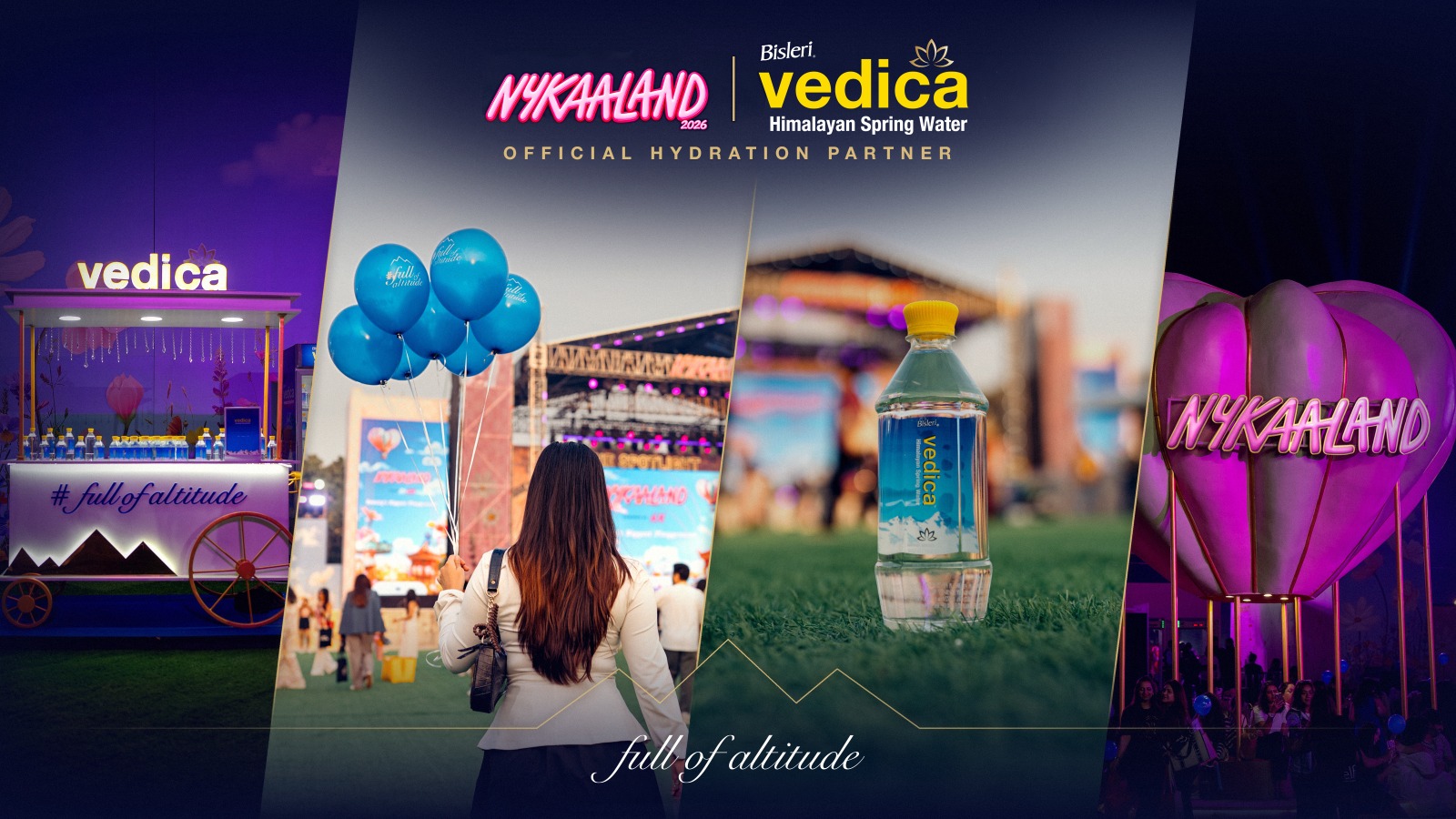 Vedica Himalayan Spring Water Partners with Nykaaland 2026 as Hydration Partner