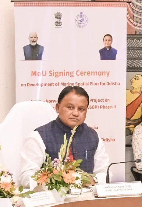 Odisha Signs MoU for Marine Spatial Plan to Boost Coastal Development