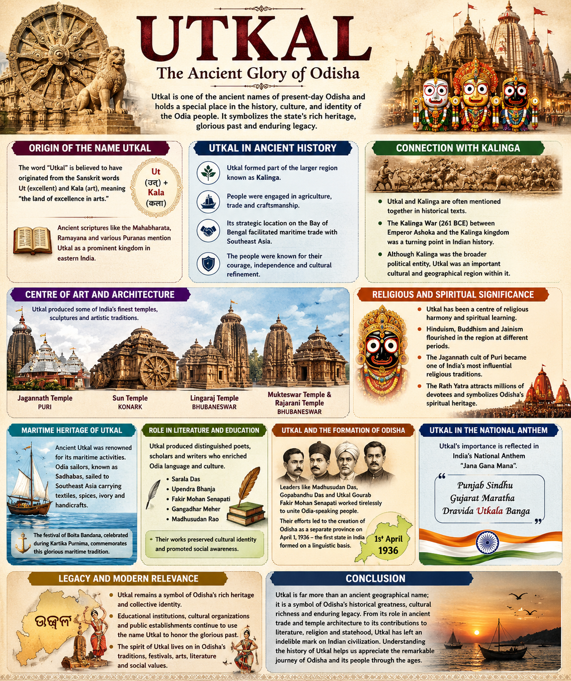 Utkal: The Historical Pride and Cultural Identity of Odisha